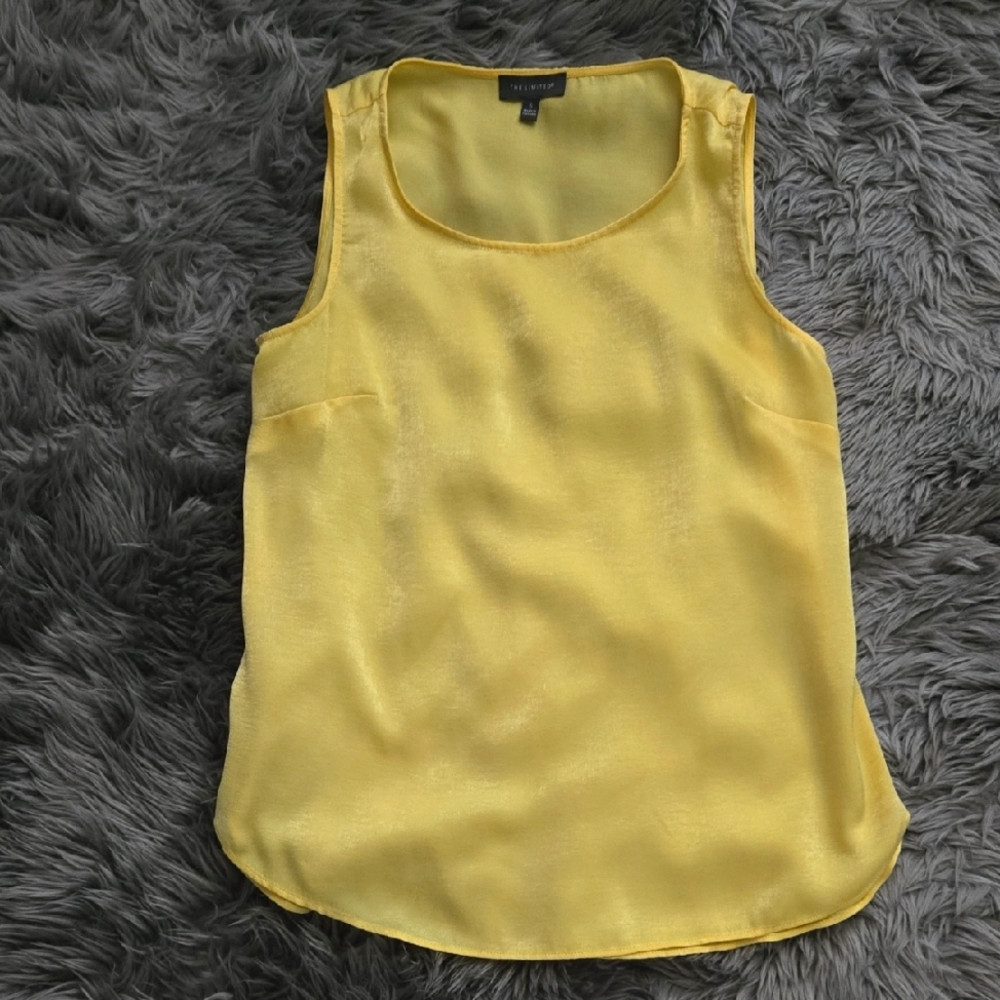 NWOT The Limited Yellow Sleeveless Tank Top